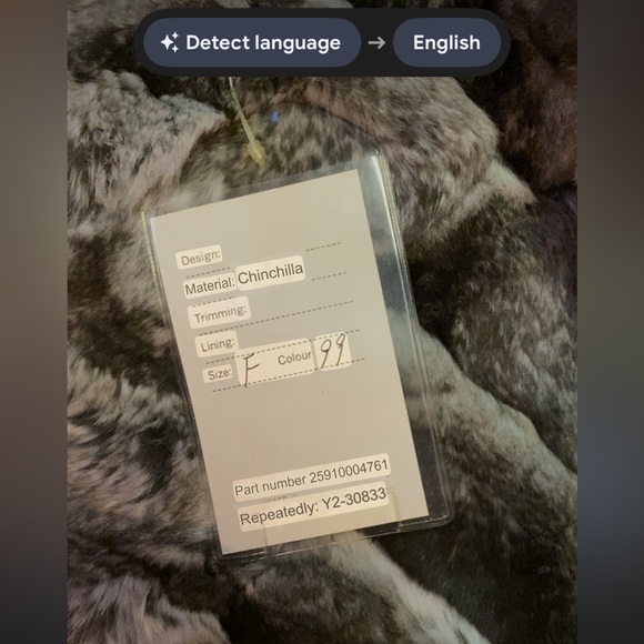 Chinchilla fur empress coat - Picture 13 of 14